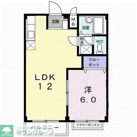 エルディム鈴木の物件間取画像